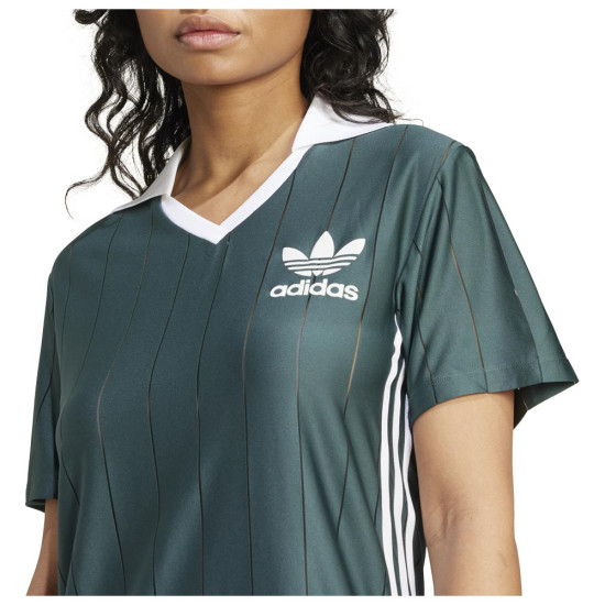 Adidas Γυναικείο φόρεμα Adicolor 3-Stripes Pinstripe Dress